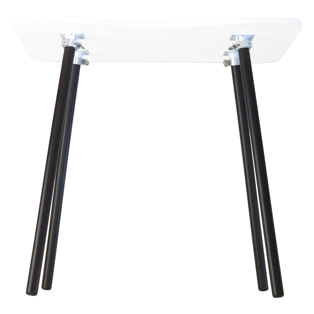 4 long black foldable legs for standing desks, bar tables and leaners