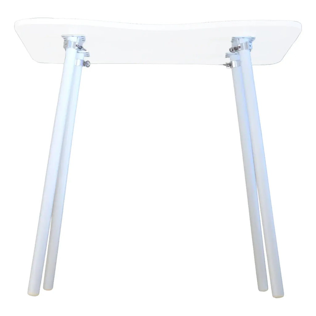 4 long white foldable legs for standing desks, bar tables and leaners