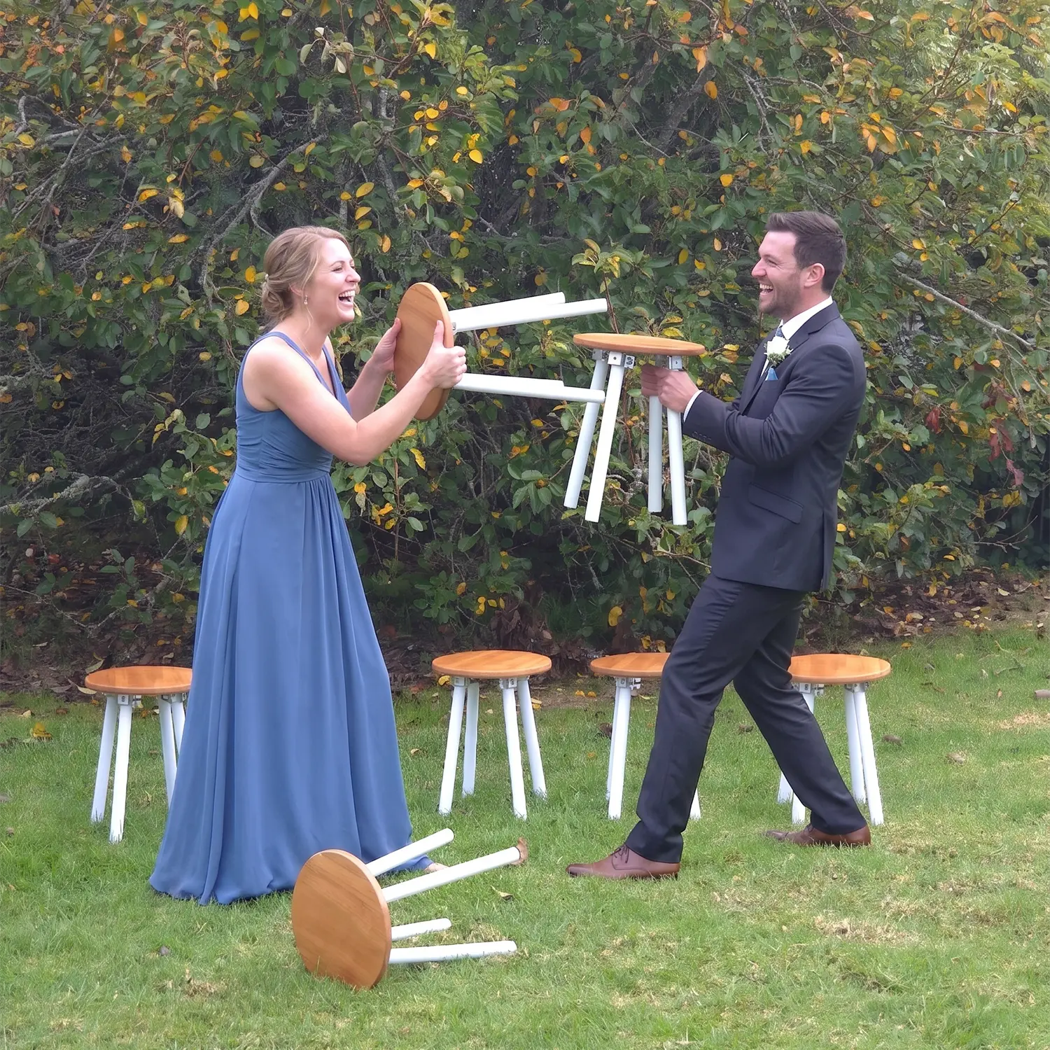 Round stool for hire
