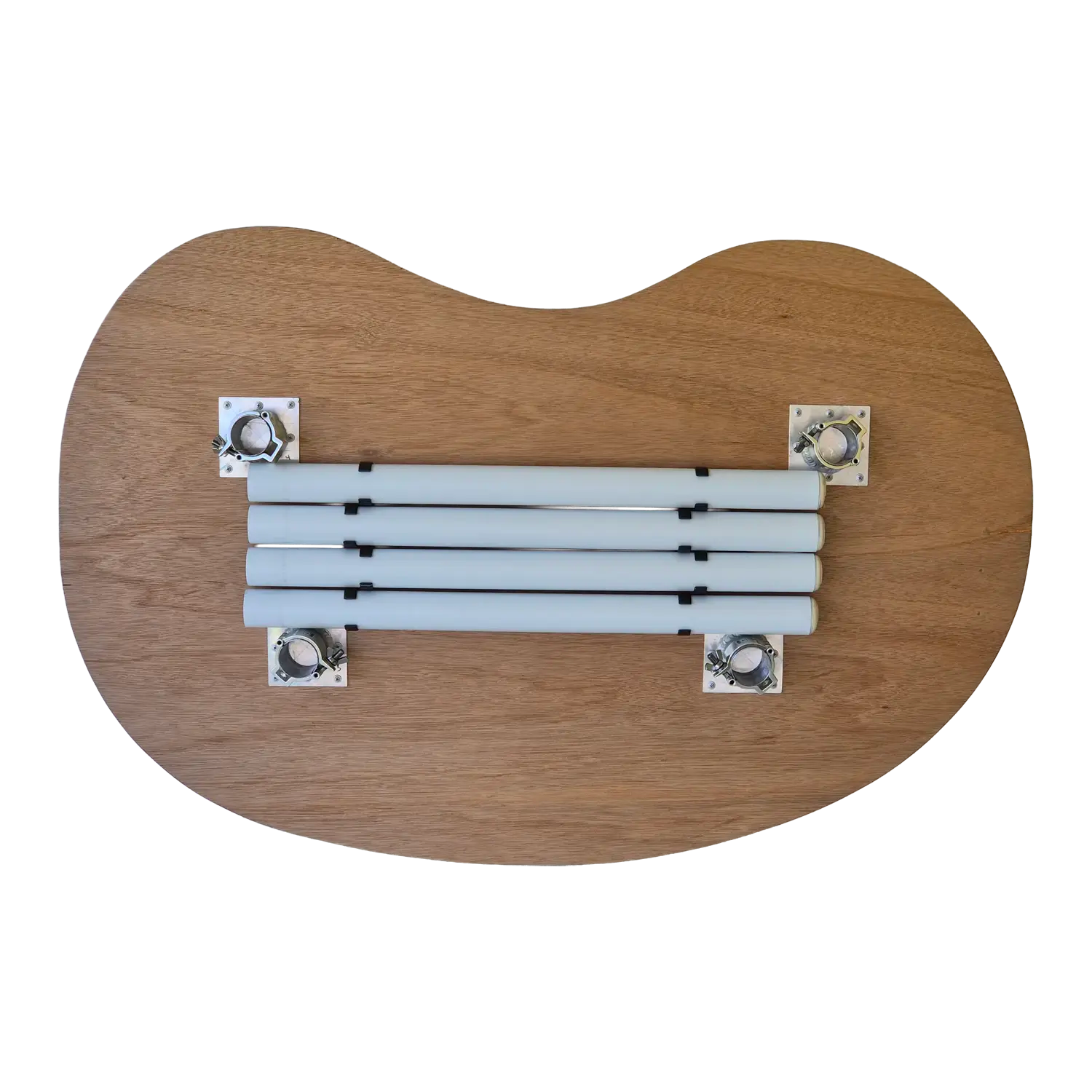 Elegant folding home desk with oak top