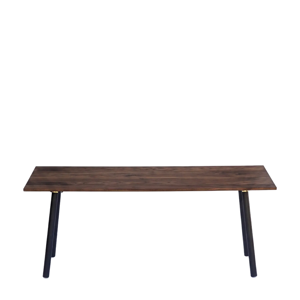 1.8m wooden top dining table for hire
