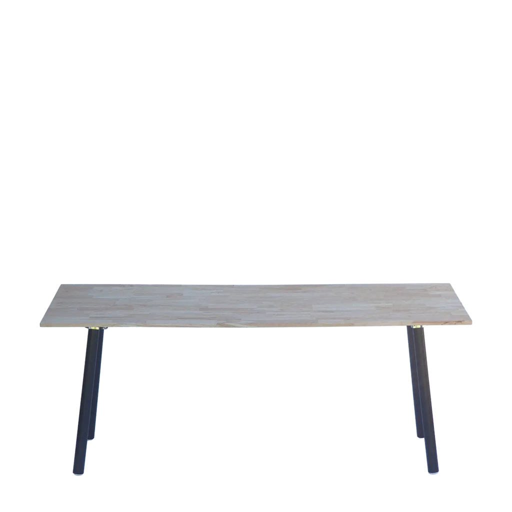 1.8m wooden top dining table for hire