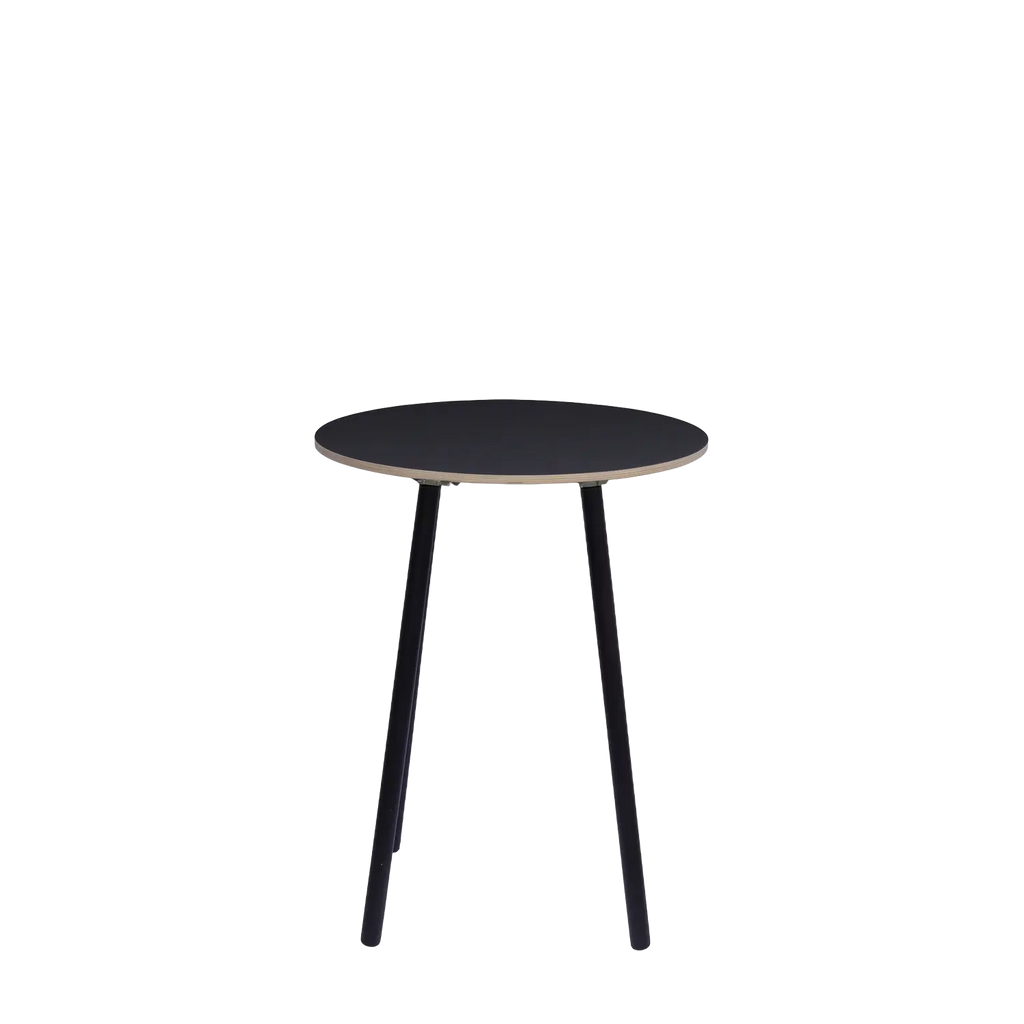 90cm round bar leaner table for hire