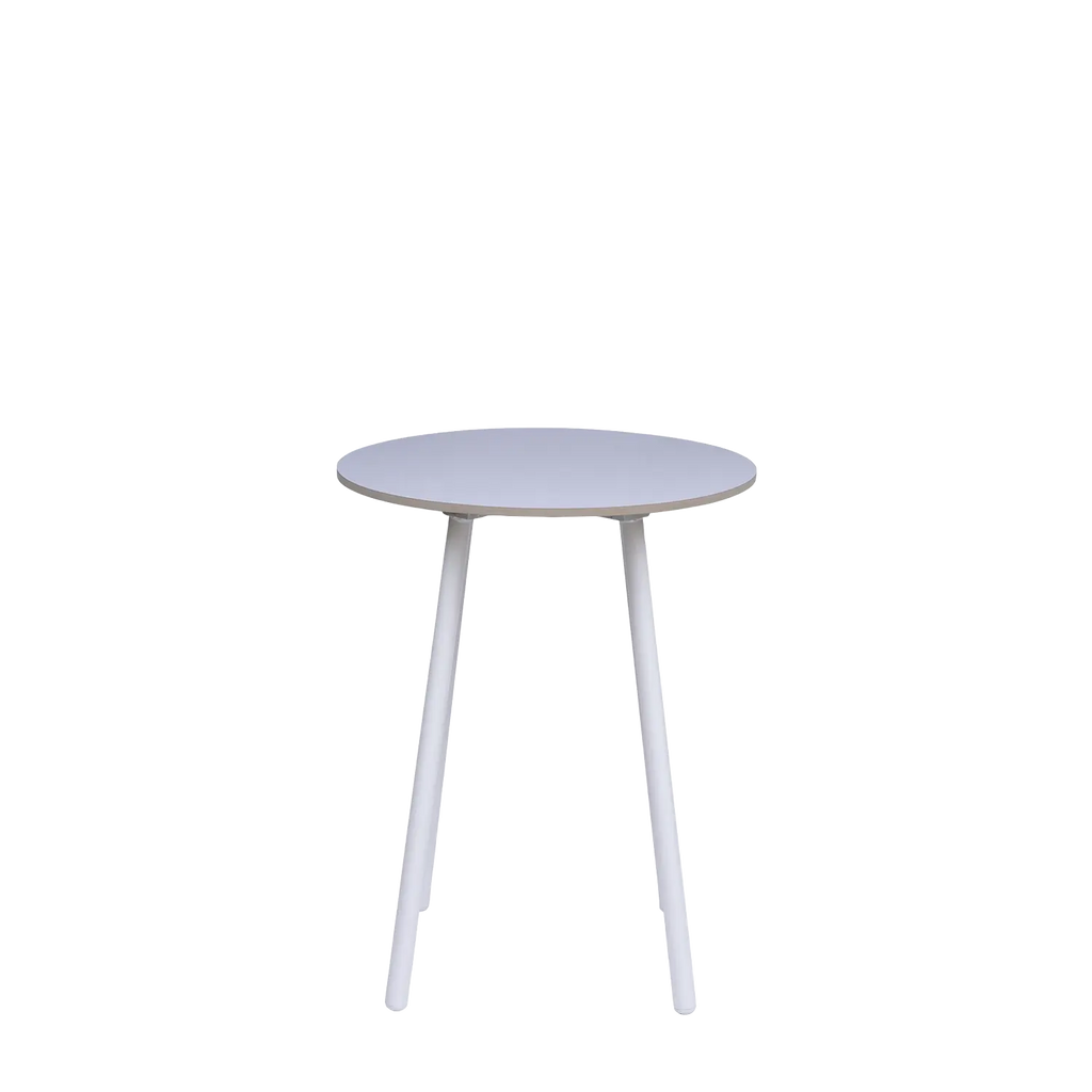 90cm round bar leaner table for hire