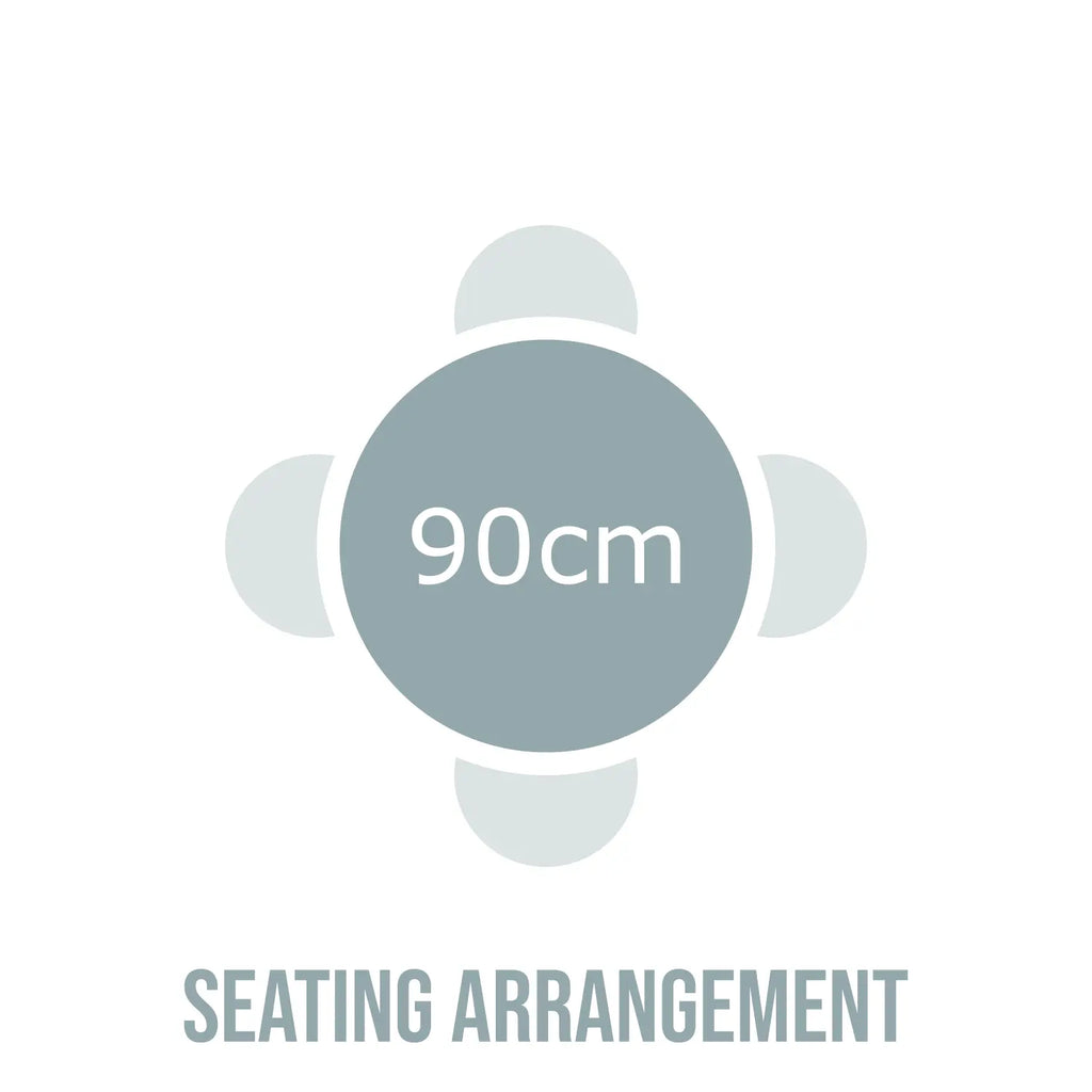 90cm round table for hire