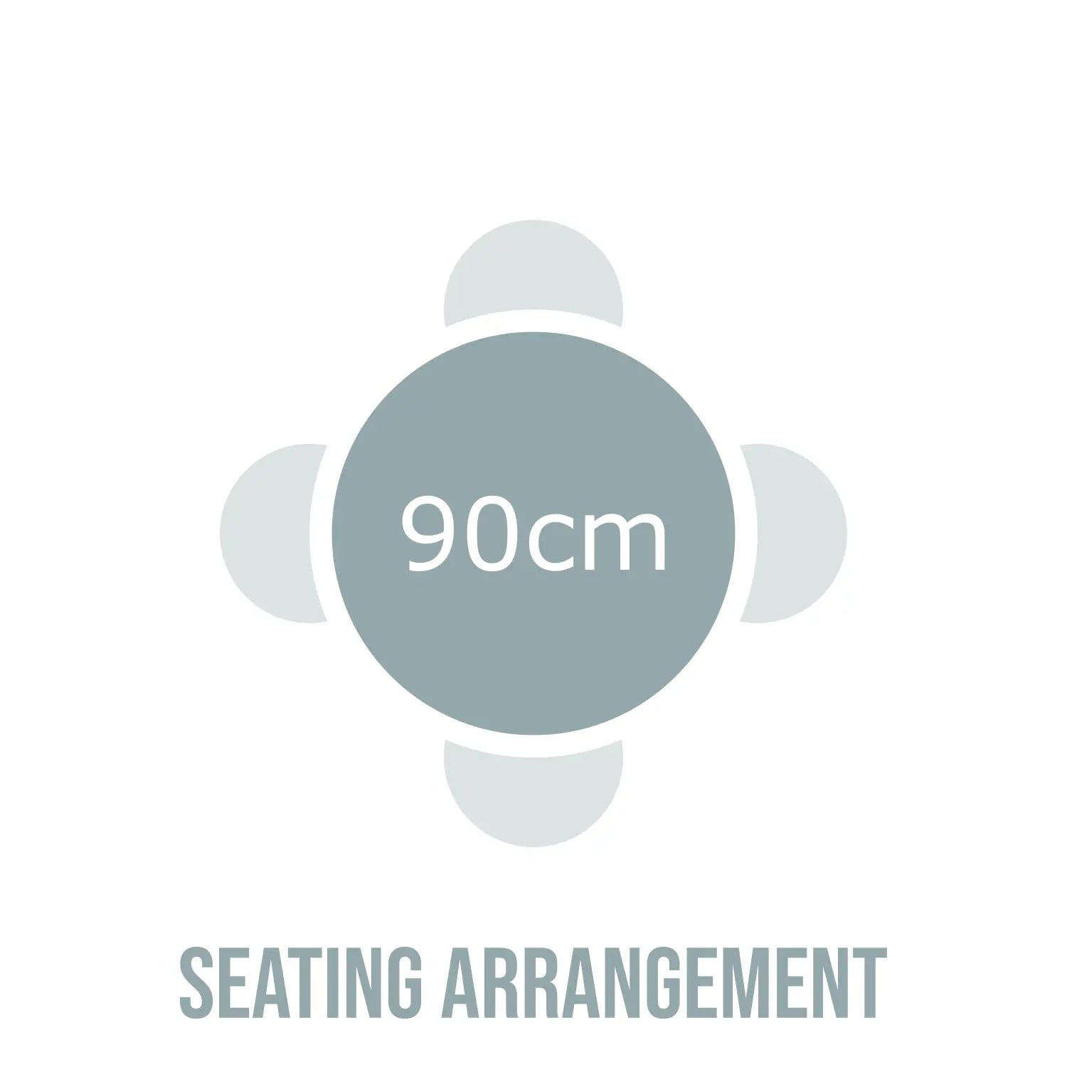 90cm round table for hire