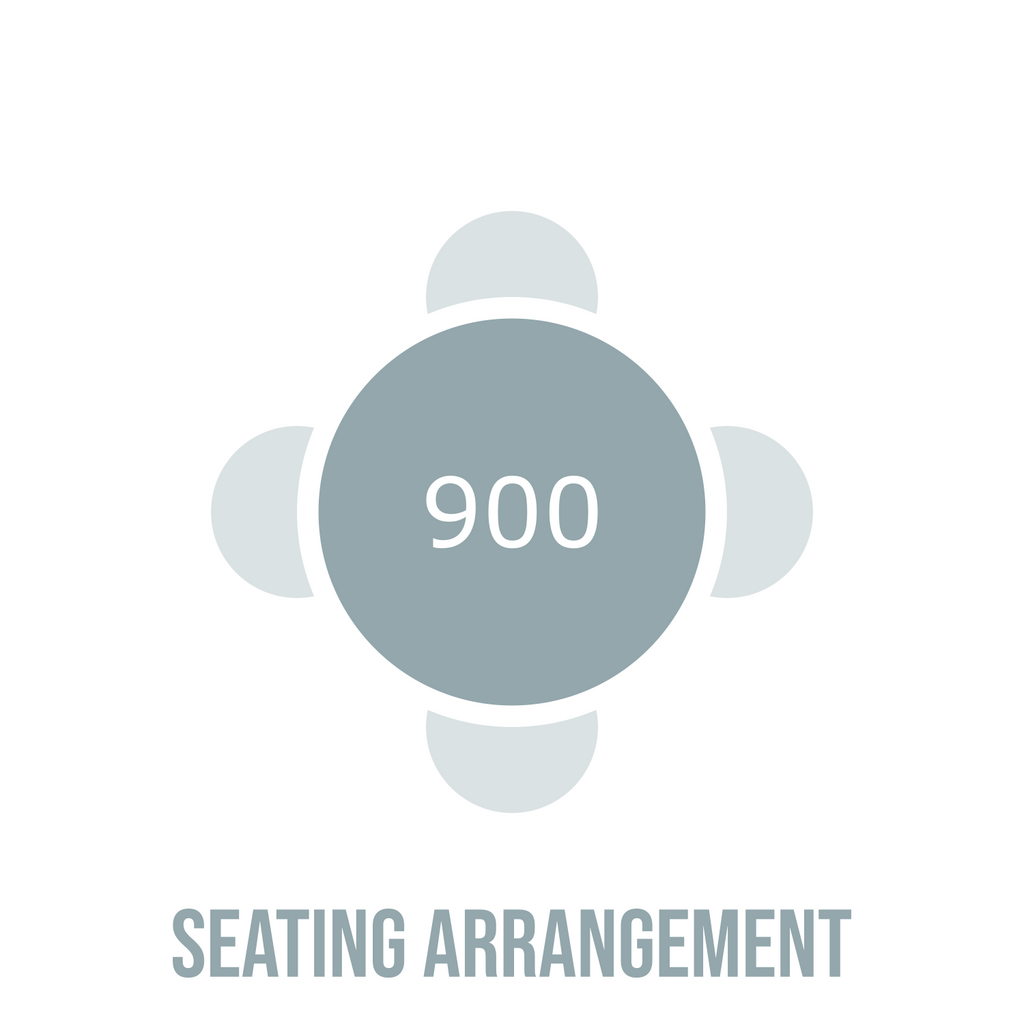 900mm white round table for hire