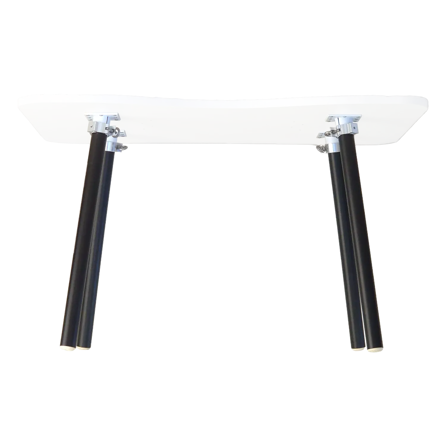 4 black foldable table legs