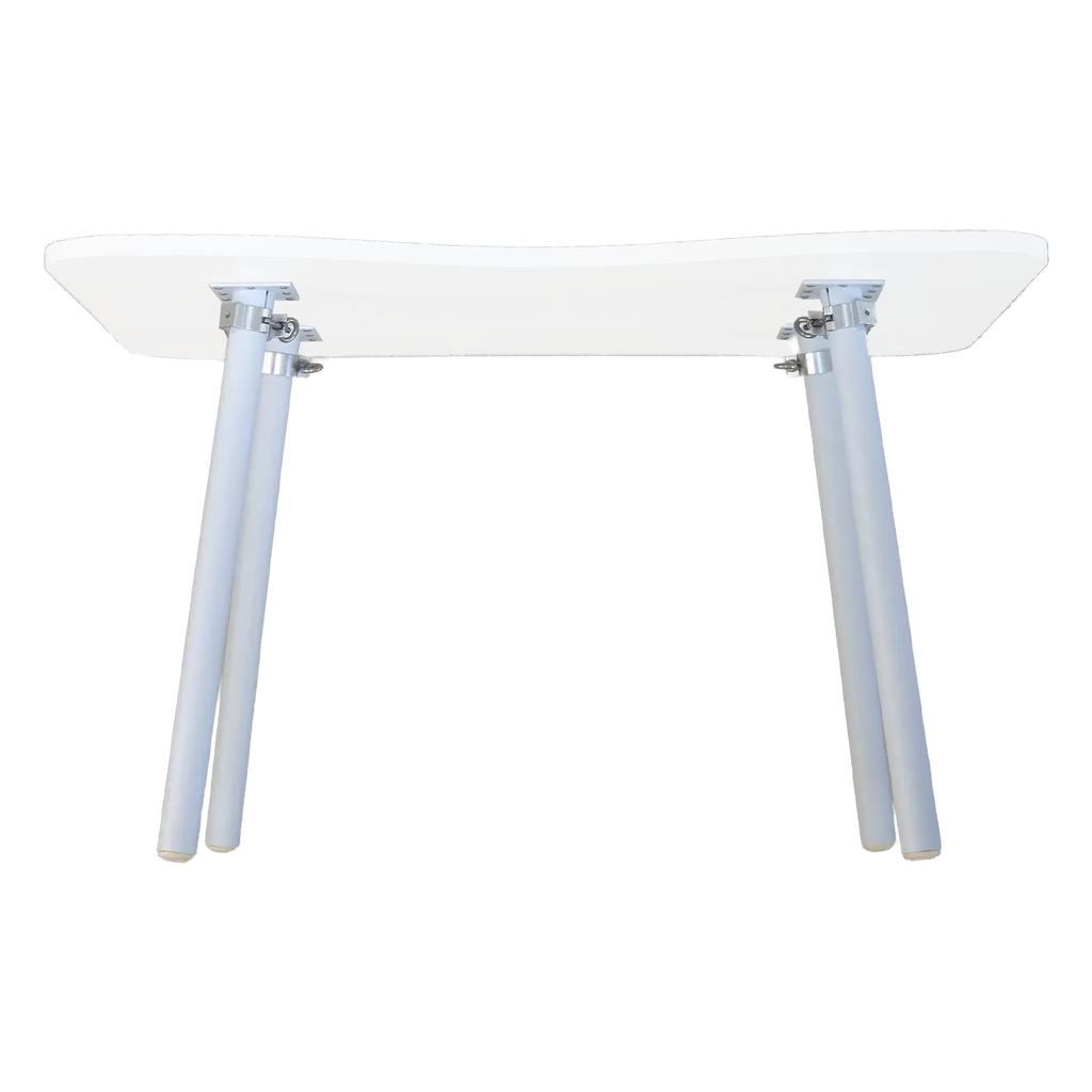 4 white foldable table legs