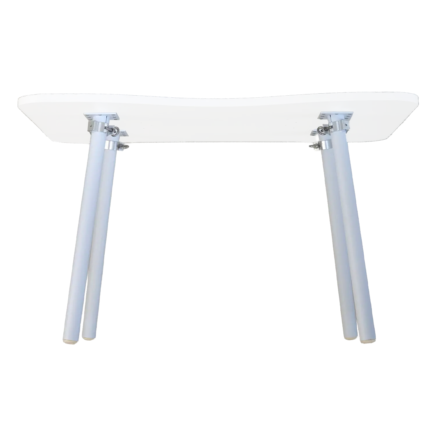 4 white foldable table legs
