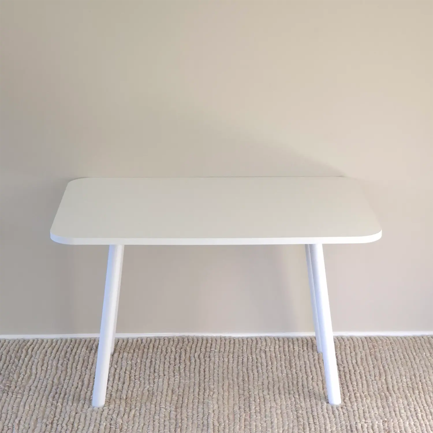 WFH folding desk with white top