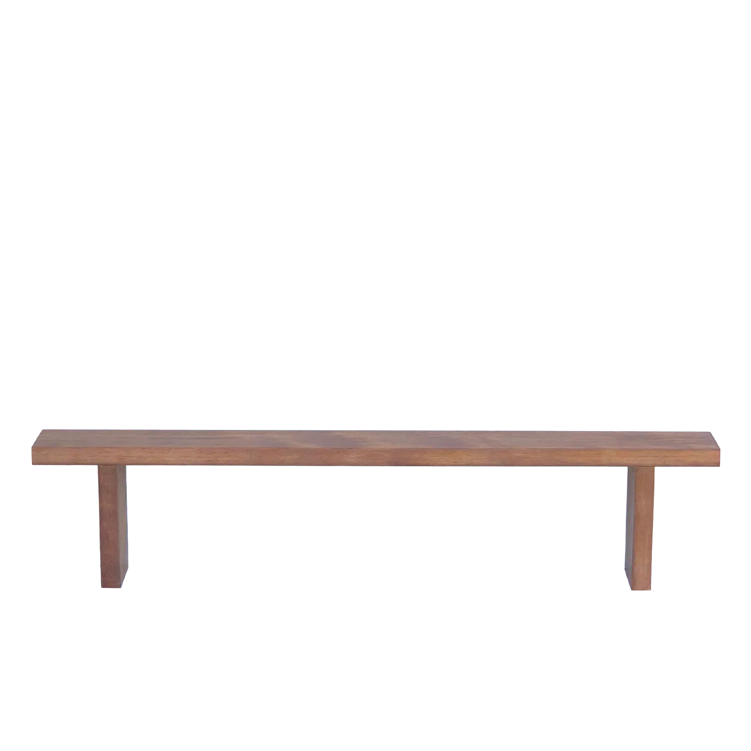 1.8m rustic hardwood bench for hire